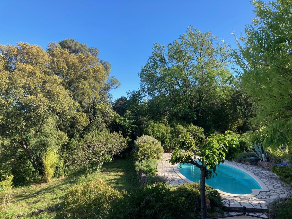 La Parenthese Du Var - Gite Avec Grande Terrasse Vue Sur Piscine Saint-Antonin-du-Var Zewnętrze zdjęcie
