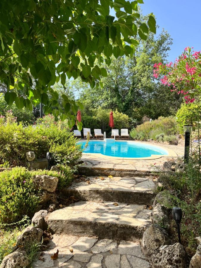 La Parenthese Du Var - Gite Avec Grande Terrasse Vue Sur Piscine Saint-Antonin-du-Var Zewnętrze zdjęcie